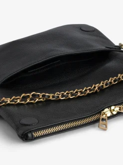 Shop Zadig & Voltaire Rock ClutchICONIC Noirgold